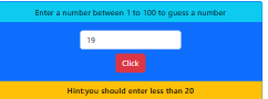 Guess the number game
